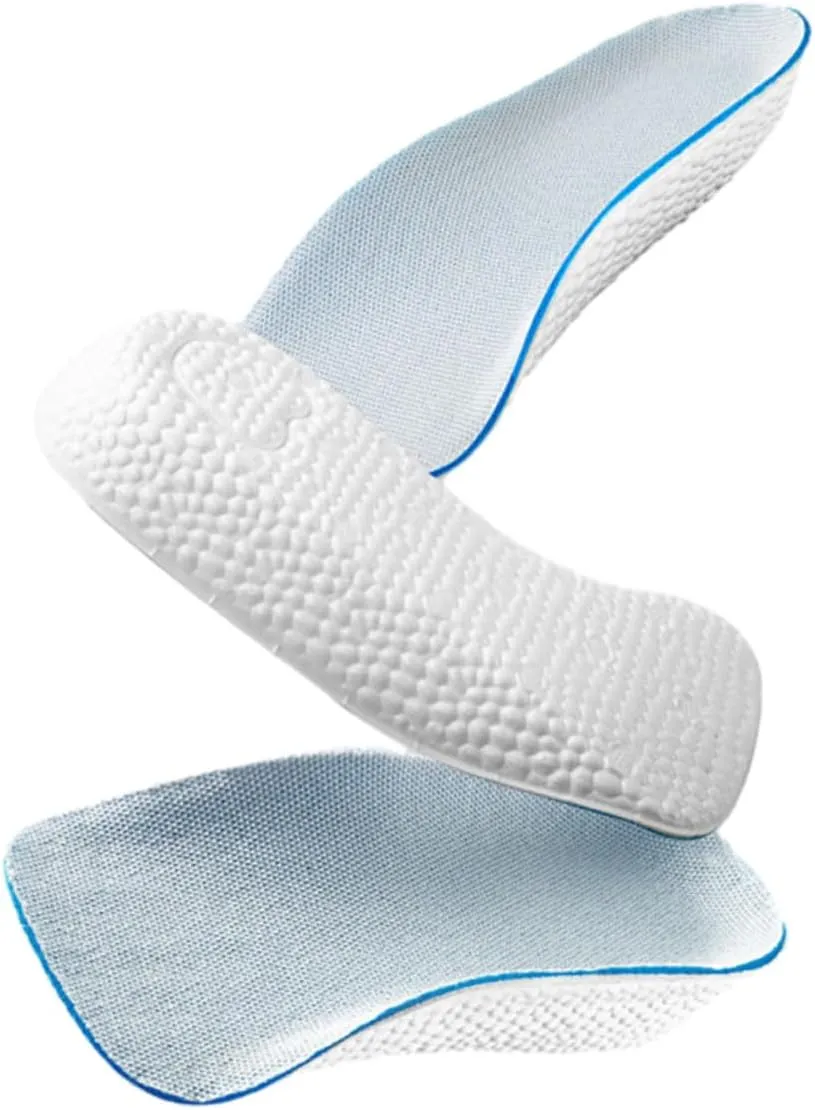 4sets 3 Pairs Height Increase Insoles with Arch Support of Comfortable Shoe Insoles for Men Women Breathable Lightweight Design for Daily Use and Sports Activities Options 3pairs*4