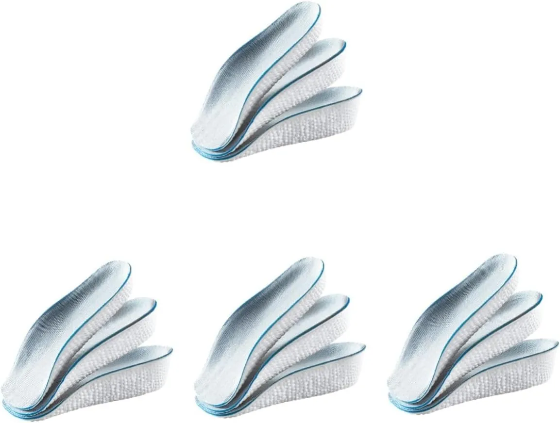 4sets 3 Pairs Height Increase Insoles with Arch Support of Comfortable Shoe Insoles for Men Women Breathable Lightweight Design for Daily Use and Sports Activities Options 3pairs*4