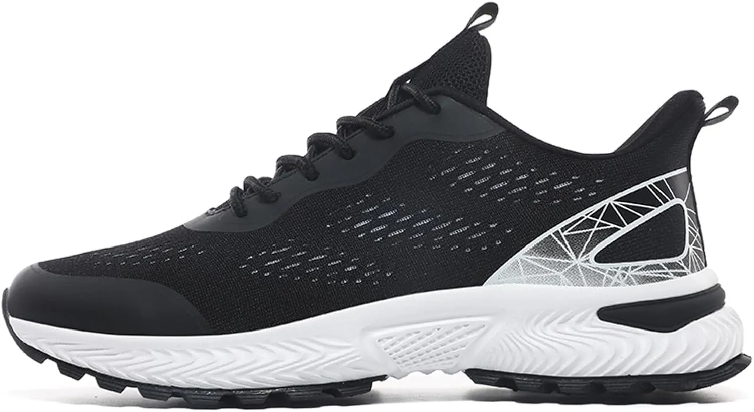 Athletic Fashion Sneakers for Men Casual Sneaker Mesh Breathable Walking Shoe Lightweight Elderly Slip on Shoes