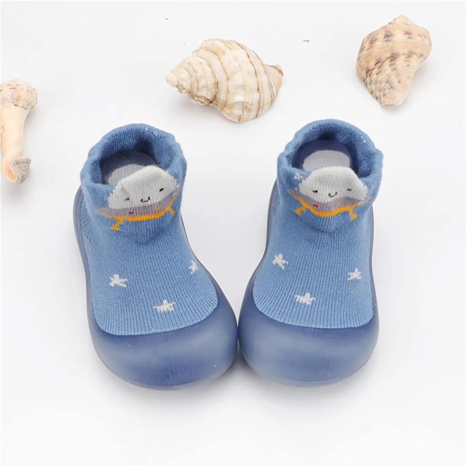 Baby Girl Shoes, 0-4 Years Kids Boys Girls Solid Warm Knit Soft Sole Rubber Sock Shoes Slipper Black Boots