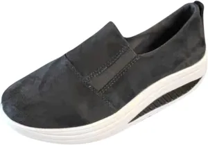 Black Sparkle Sneakers for Women Fashion Zapatos De Mujer para Hacer Ejercicio Shoes for Women Sneakers Trendy White Womens Fashion Sneakers Black Wedge Shoes for Women Slip Resistant