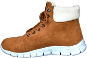 Boots For Women Ankle Booties Winter Snow Boots Fur Lined Warm Slip On Comfortable Outdoor Anti Slip Loafers Shoes