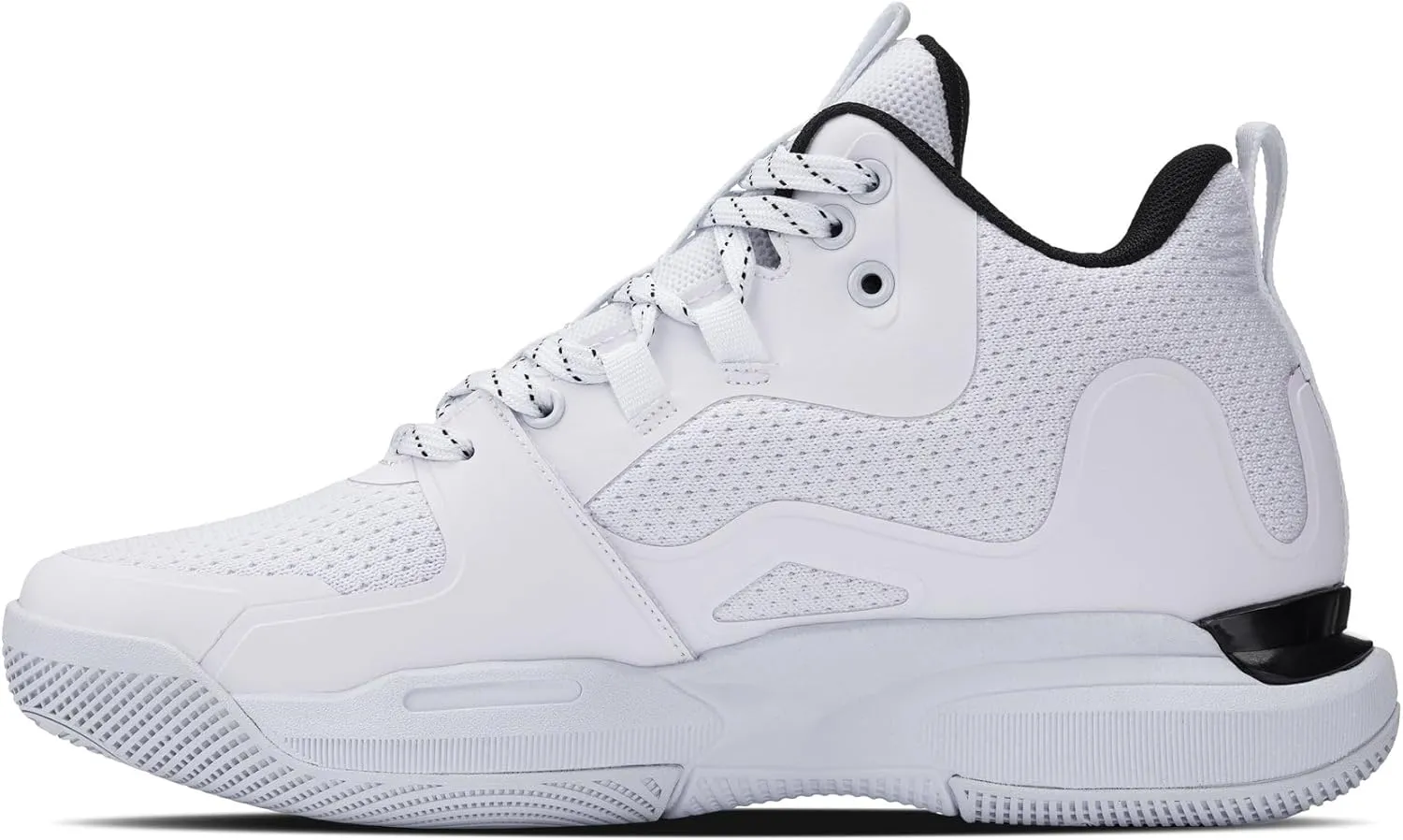 CALTO Men's Invisible Height Increasing Elevator Shoes - Basketball High-Top Sporty Sneakers - 3.0 Inches Taller