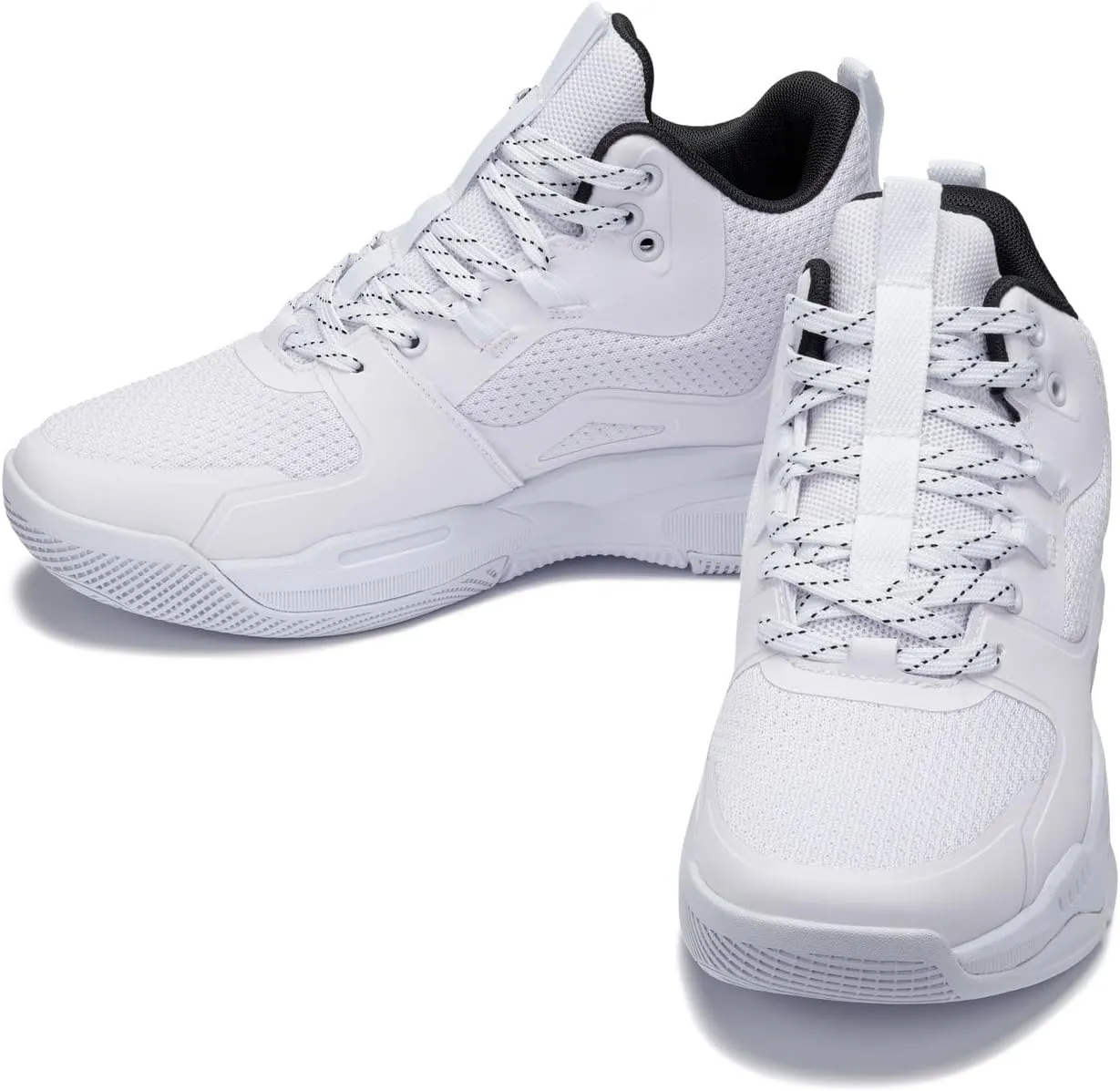 CALTO Men's Invisible Height Increasing Elevator Shoes - Basketball High-Top Sporty Sneakers - 3.0 Inches Taller