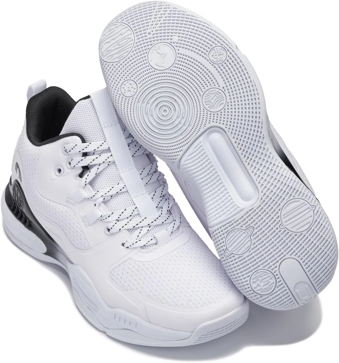 CALTO Men's Invisible Height Increasing Elevator Shoes - Basketball High-Top Sporty Sneakers - 3.0 Inches Taller