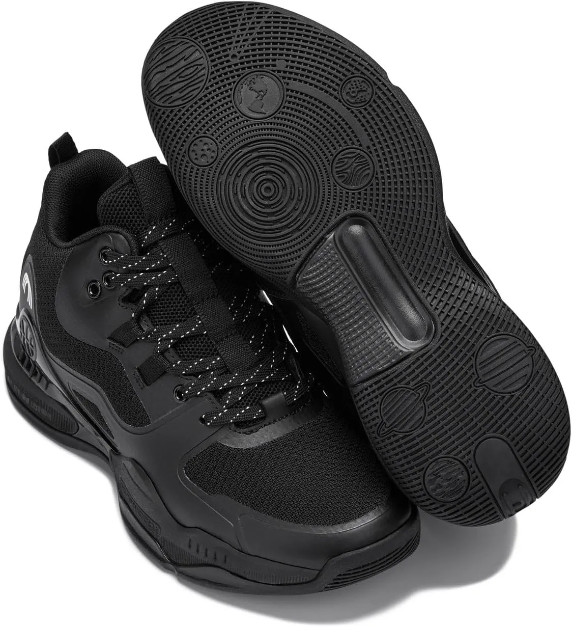 CALTO Men's Invisible Height Increasing Elevator Shoes - Basketball High-Top Sporty Sneakers - 3.0 Inches Taller