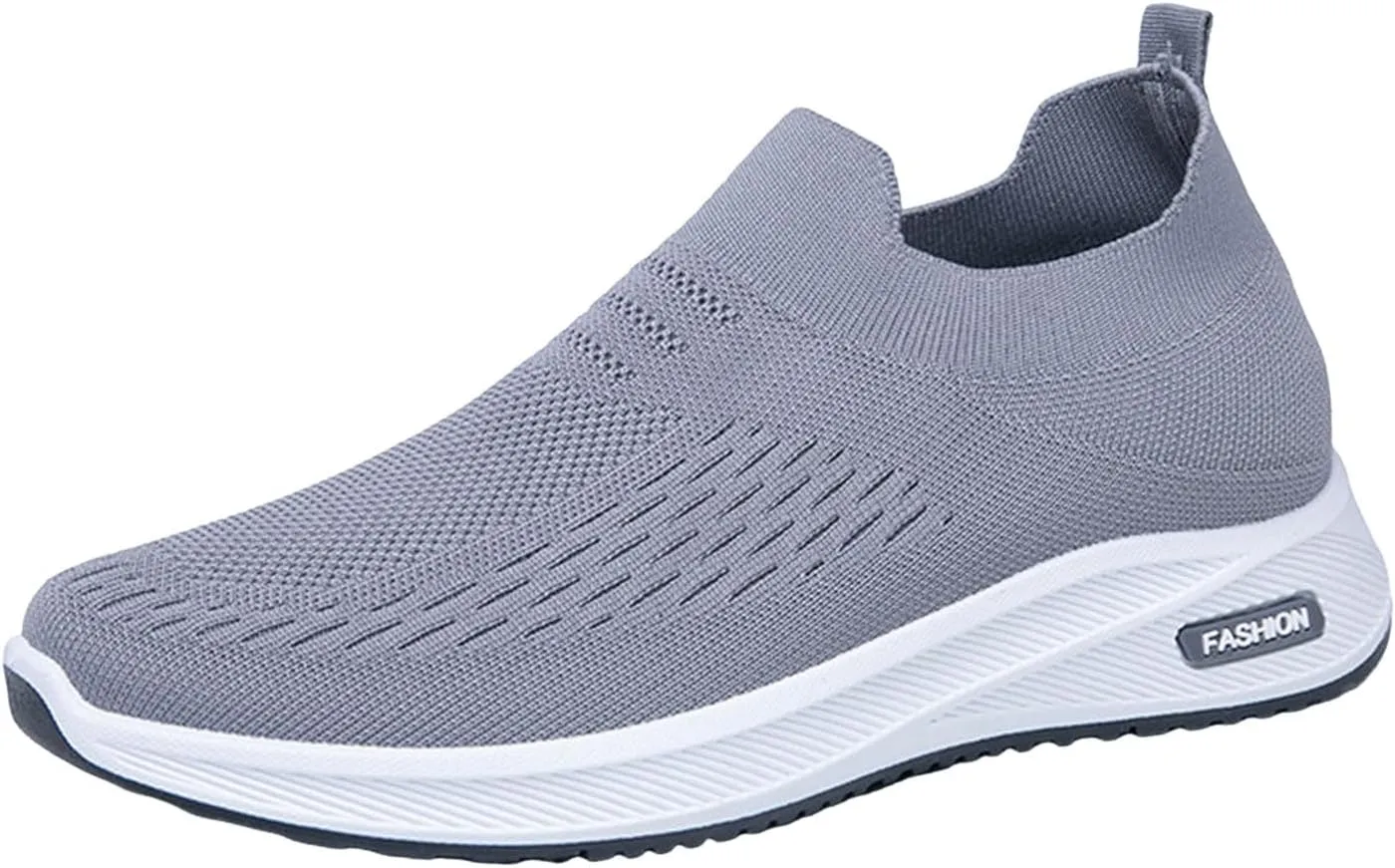 Casual Dress Shoes Men's Mesh Soft Sole Sports Shoes Casual Fitness Solid Color Sports