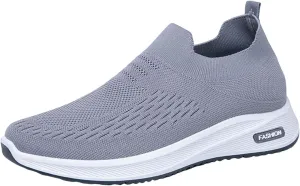 Casual Dress Shoes Men's Mesh Soft Sole Sports Shoes Casual Fitness Solid Color Sports