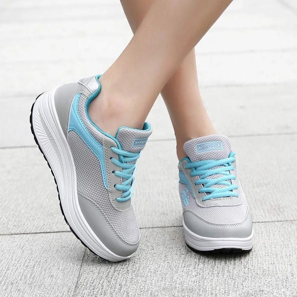 Chunky Sneakers for Women Brown Fashion Sneakers for Women 2023 Size 11 Non Slip Shoes for Elderly Women High Heel Wedge Sneakers for Women Size 11 Black Womens Sneakers Shoes Size 11