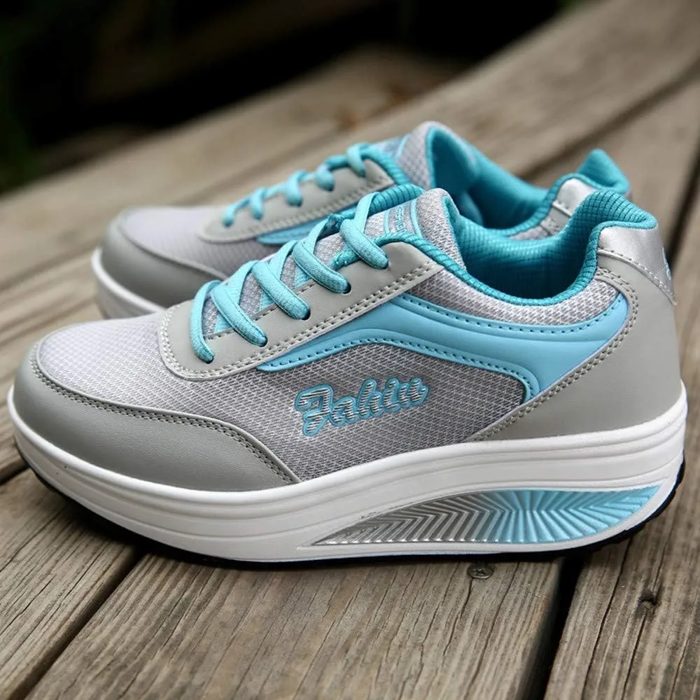 Chunky Sneakers for Women Brown Fashion Sneakers for Women 2023 Size 11 Non Slip Shoes for Elderly Women High Heel Wedge Sneakers for Women Size 11 Black Womens Sneakers Shoes Size 11