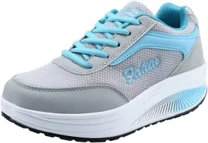 Chunky Sneakers for Women Brown Fashion Sneakers for Women 2023 Size 11 Non Slip Shoes for Elderly Women High Heel Wedge Sneakers for Women Size 11 Black Womens Sneakers Shoes Size 11