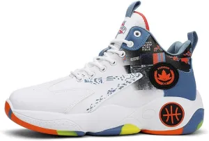 DHOVOR Mens Basketball Shoes, Youth Basketball Sneakers, Anti Slip Basketball Trainers Sports Shoes for Men Indoor and Outdoor