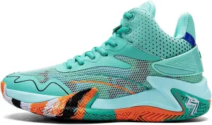 DHOVOR Mens High-top Basketball Shoes, Youth Fashion Basketball Sneakers, Non Slip Basketball Trainers Sports Shoes for Men Walking Shoes Indoor and Outdoor