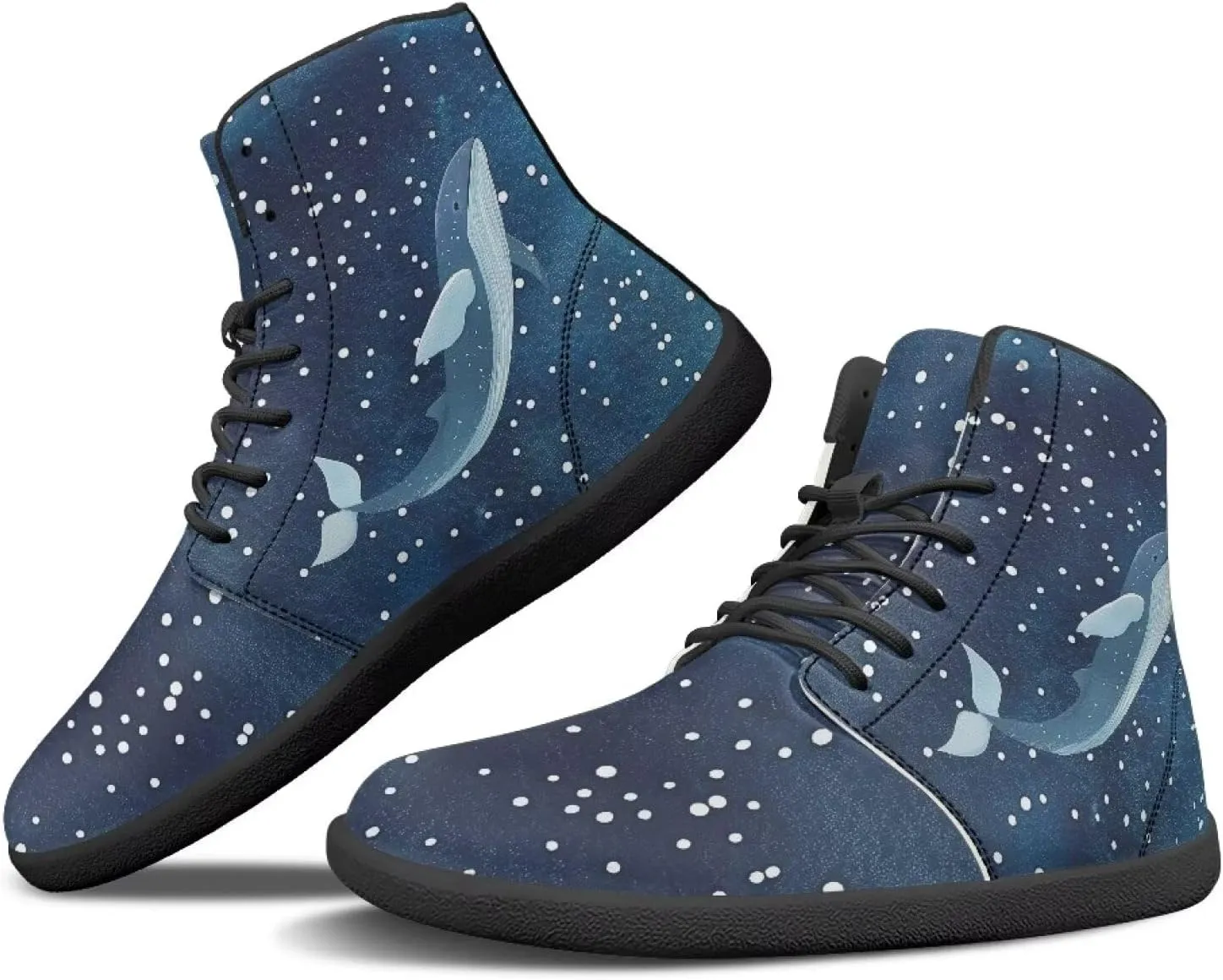 Doojoayie Cool Hightop Shoes for Men Wide Width Fashion Parkour Shoes for Teenager