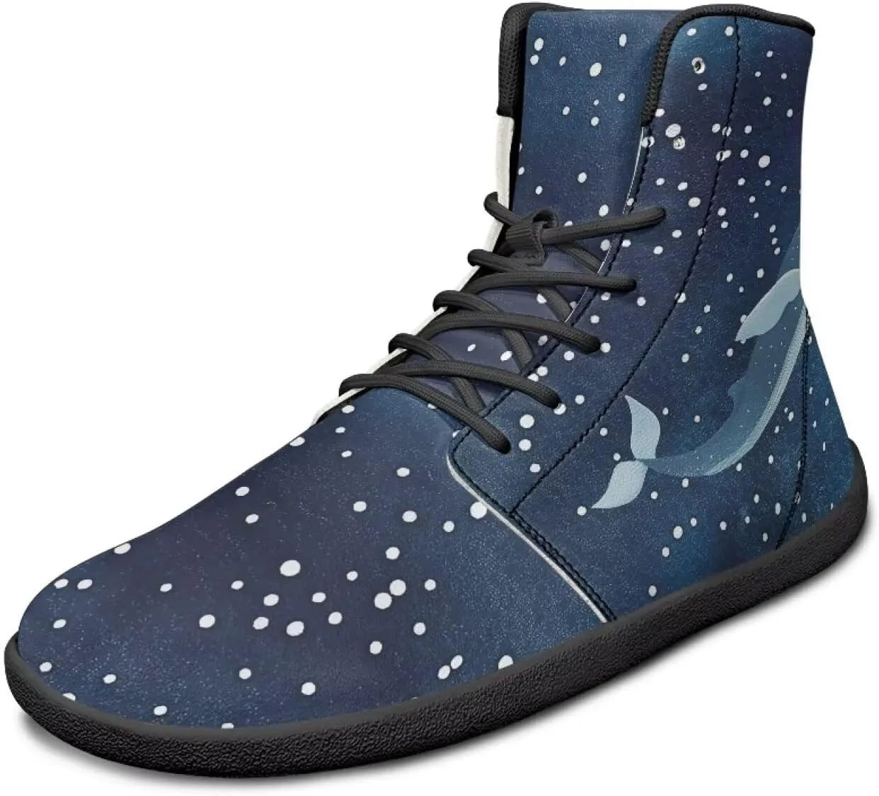 Doojoayie Cool Hightop Shoes for Men Wide Width Fashion Parkour Shoes for Teenager