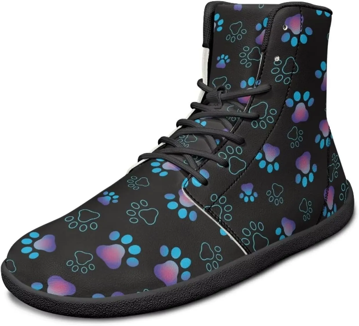 Doojoayie Cool Hightop Shoes for Men Wide Width Fashion Parkour Shoes for Teenager