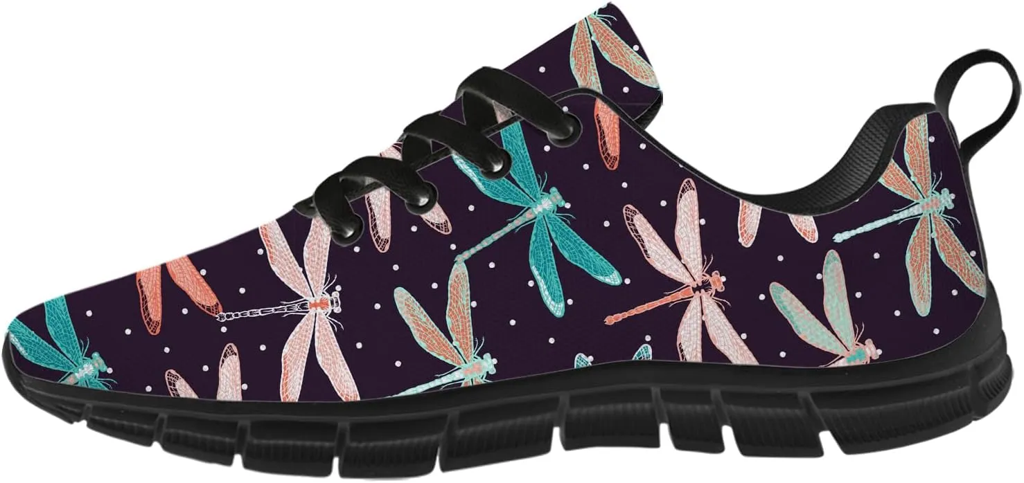 Dragonfly Shoes for Women Men Novelty Printed Shoes Comfort Tennis Shoes Lightweight Sneakers