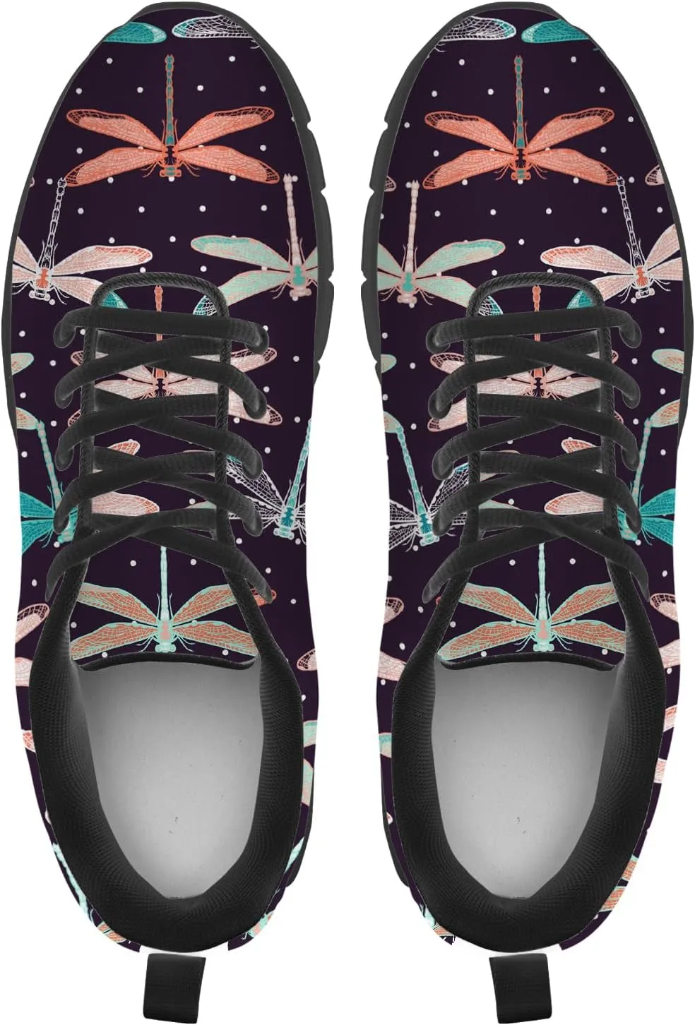 Dragonfly Shoes for Women Men Novelty Printed Shoes Comfort Tennis Shoes Lightweight Sneakers