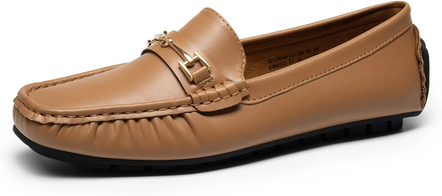 DREAM PAIRS Womens Loafers Flats Shoes Slip On Flexible Driving Moccasins Fashion Comfort Casual Shoes Work Walking Penny Loafers