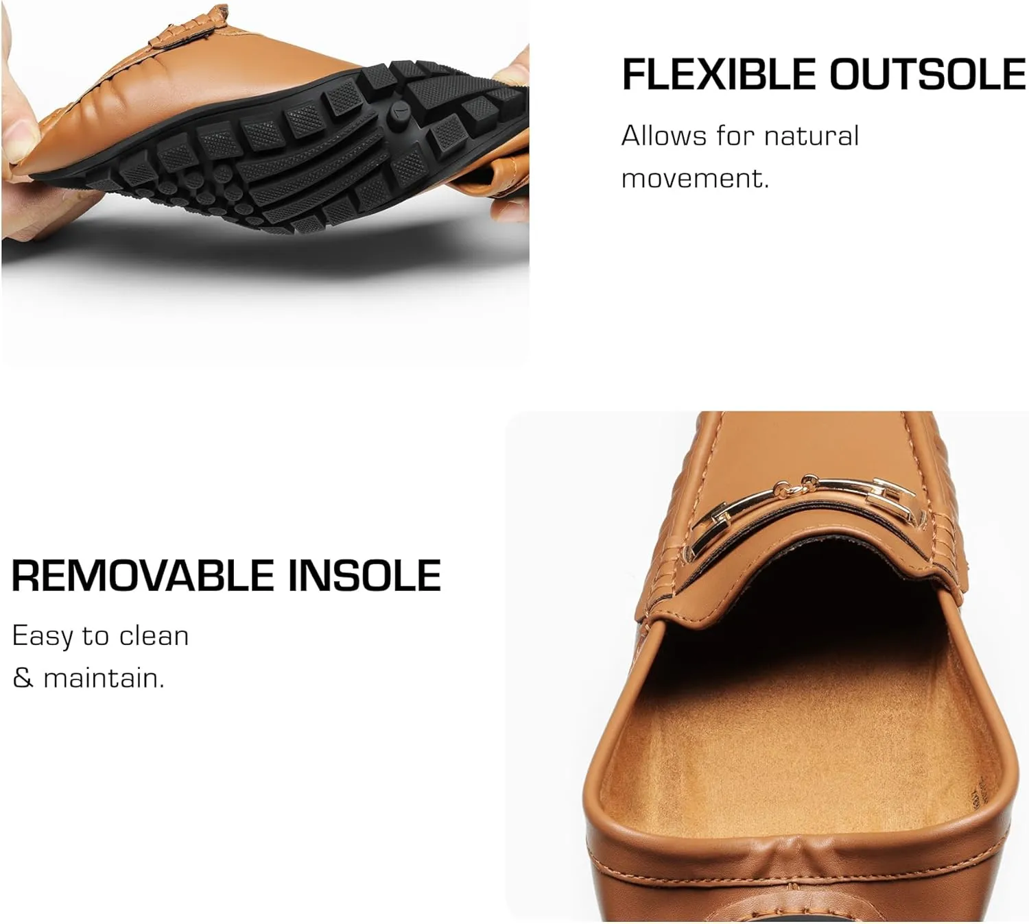 DREAM PAIRS Womens Loafers Flats Shoes Slip On Flexible Driving Moccasins Fashion Comfort Casual Shoes Work Walking Penny Loafers