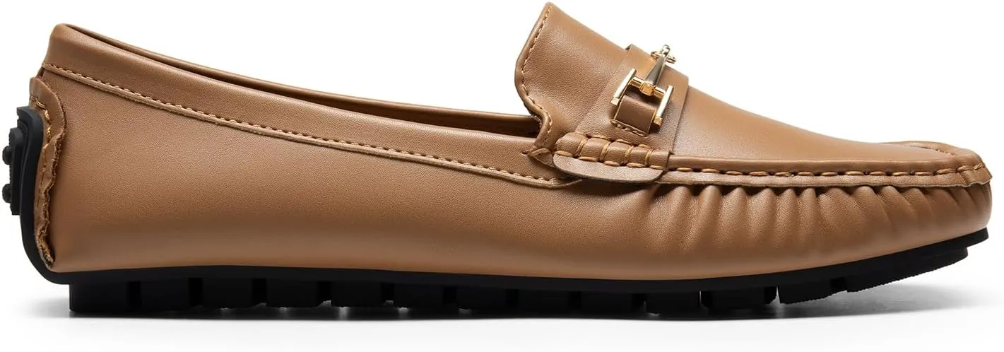 DREAM PAIRS Womens Loafers Flats Shoes Slip On Flexible Driving Moccasins Fashion Comfort Casual Shoes Work Walking Penny Loafers