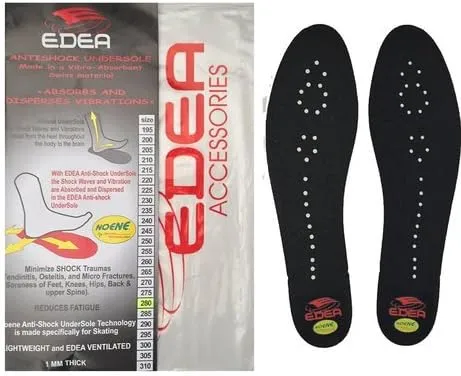 Edea Anti-Shock UnderSoles for Figure Skates - Shock Absorbing Insoles - Groundbreaking Technology