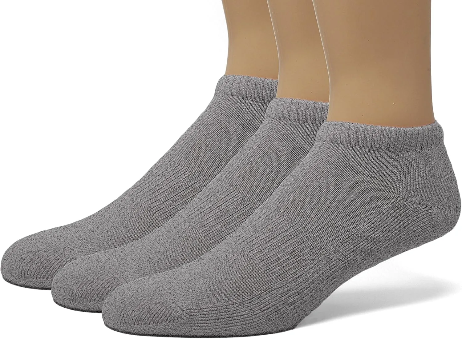 EMEM Apparel Men's Arch Support Athletic Running No Show or Ankle Socks with Cushioned Sole