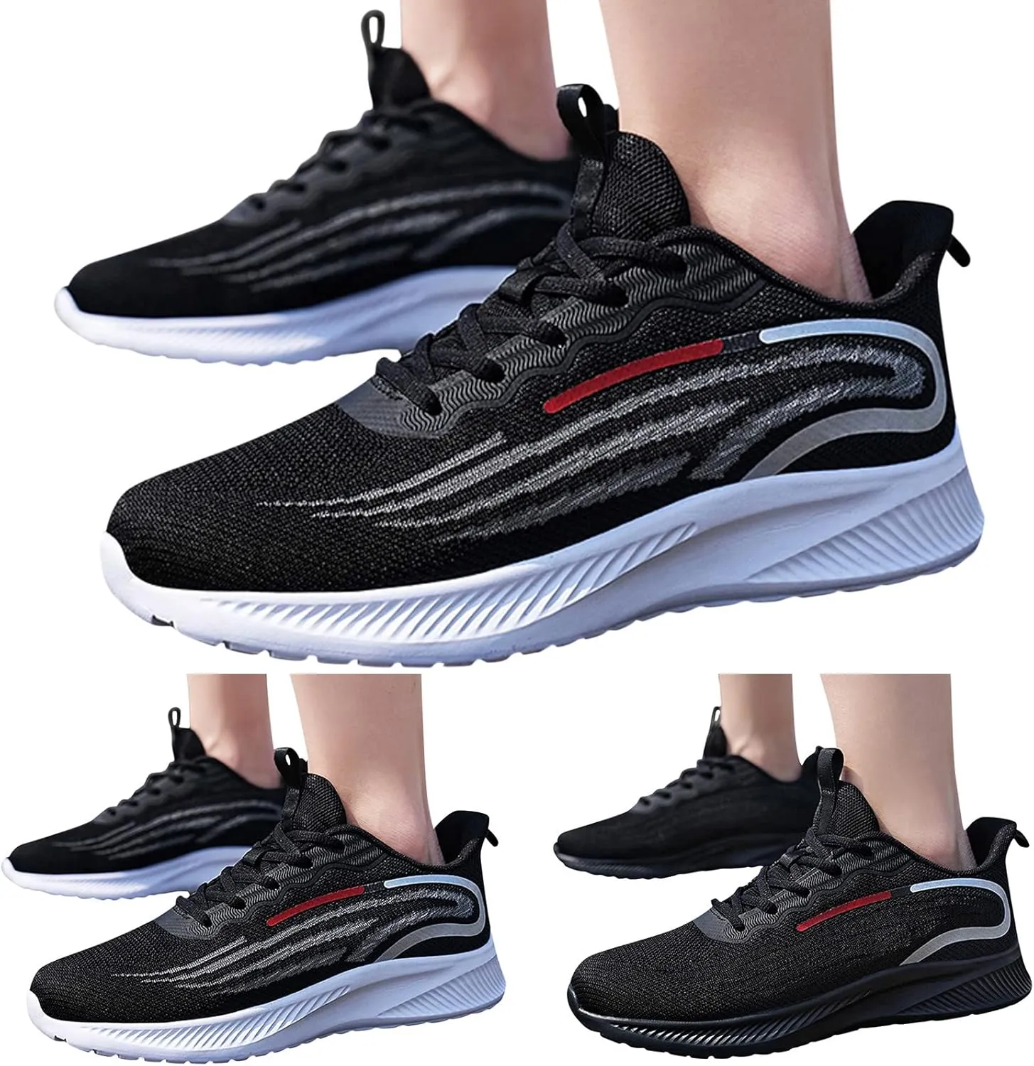 Fashion Sneakers Casual Shoe for Men Men Sports Shoes Fashion New Pattern Mesh Breathable Comfortable Flat Bottom Thick