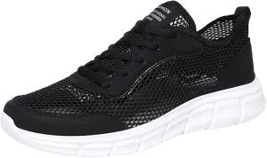 Fashion Sneakers Shoes Fashion Spring and Summer Men Sports Shoes Flat Bottom Lightweight Fly Woven Mesh Hollow Design