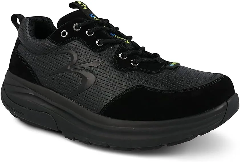 Gravity Defyer Men's GDEFY Shaxon Athletic Shoes - Hybrid VersoShock Proven Performance Shock-Absorbing Leather Pain Relief Shoes
