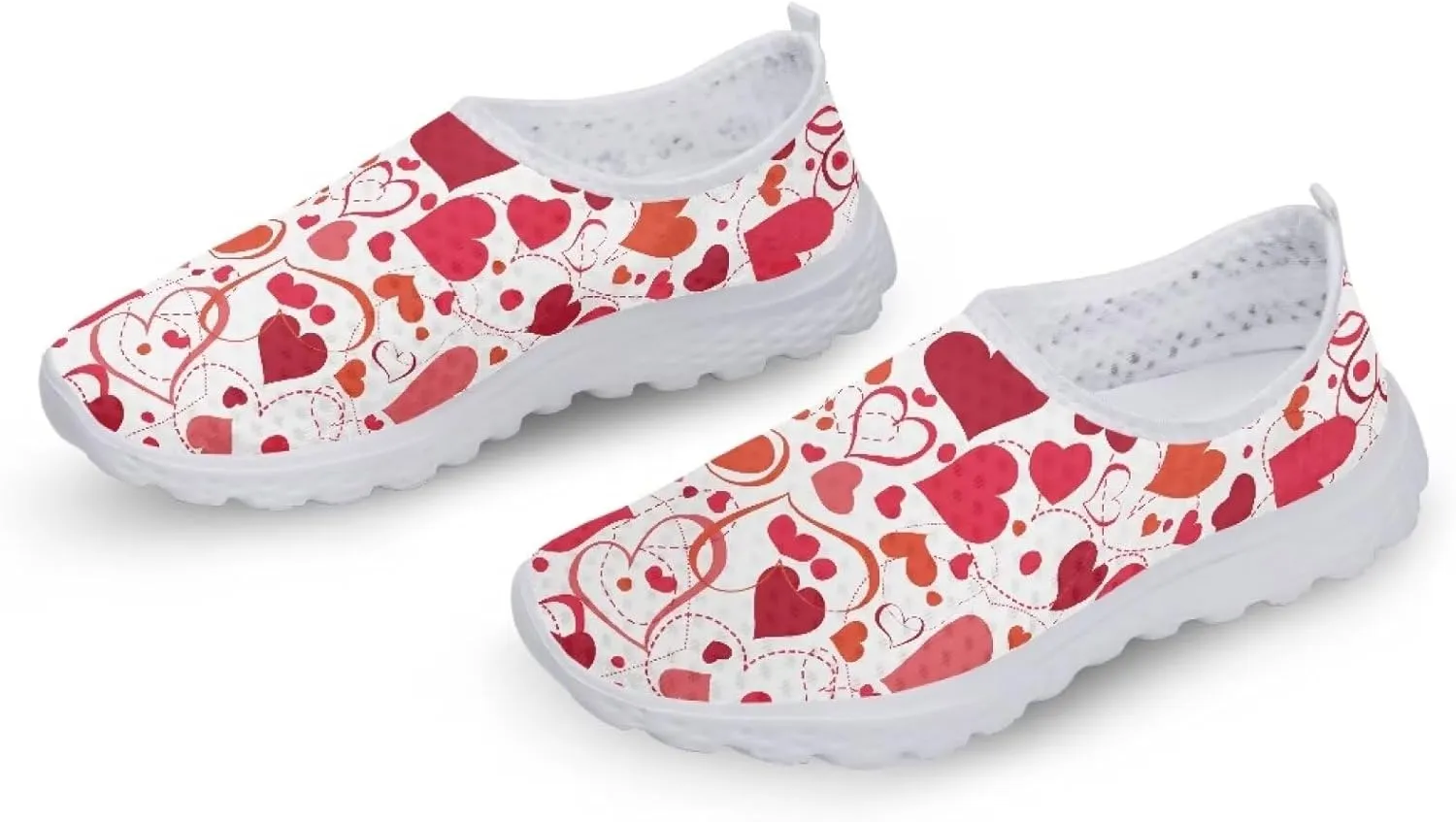 KEIAHUAN Running Shoes Womens Lightweight Athletic Running Shoes Breathable Casual Mesh Flats Sneakers