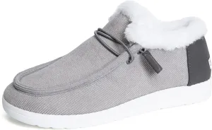 Ladmiple Winter Boots For Women 2023 Snow Boots Slip on Insulated Fur Lined Lightweight Cold Weather Warm Ankle Booties