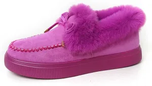 Ladmiple Winter Boots For Women 2024 Fashion Snow Warm Ankle Booties Fur Lined Anti-Slip Outdoor Slip On Loafers Shoes