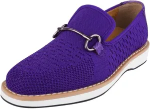 LIBERTYZENO Boys Lizard Print Textile & Leather Kids Slip on Dress Loafer Shoes for Easter Gift