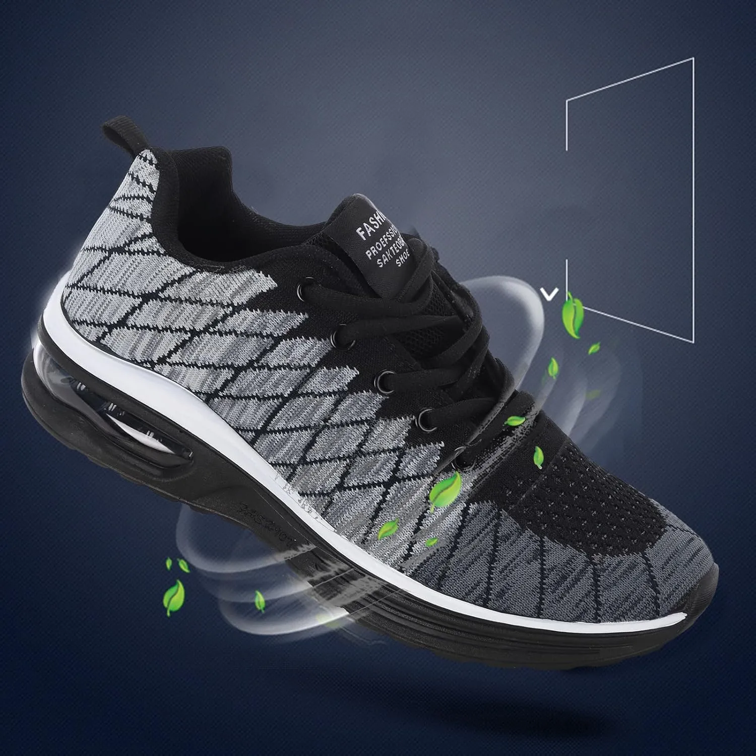 Lightweight Hiking Shoes for Men Casual Sneaker Mesh Breathable Walking Shoe Athletic Fashion Sneakers for Men
