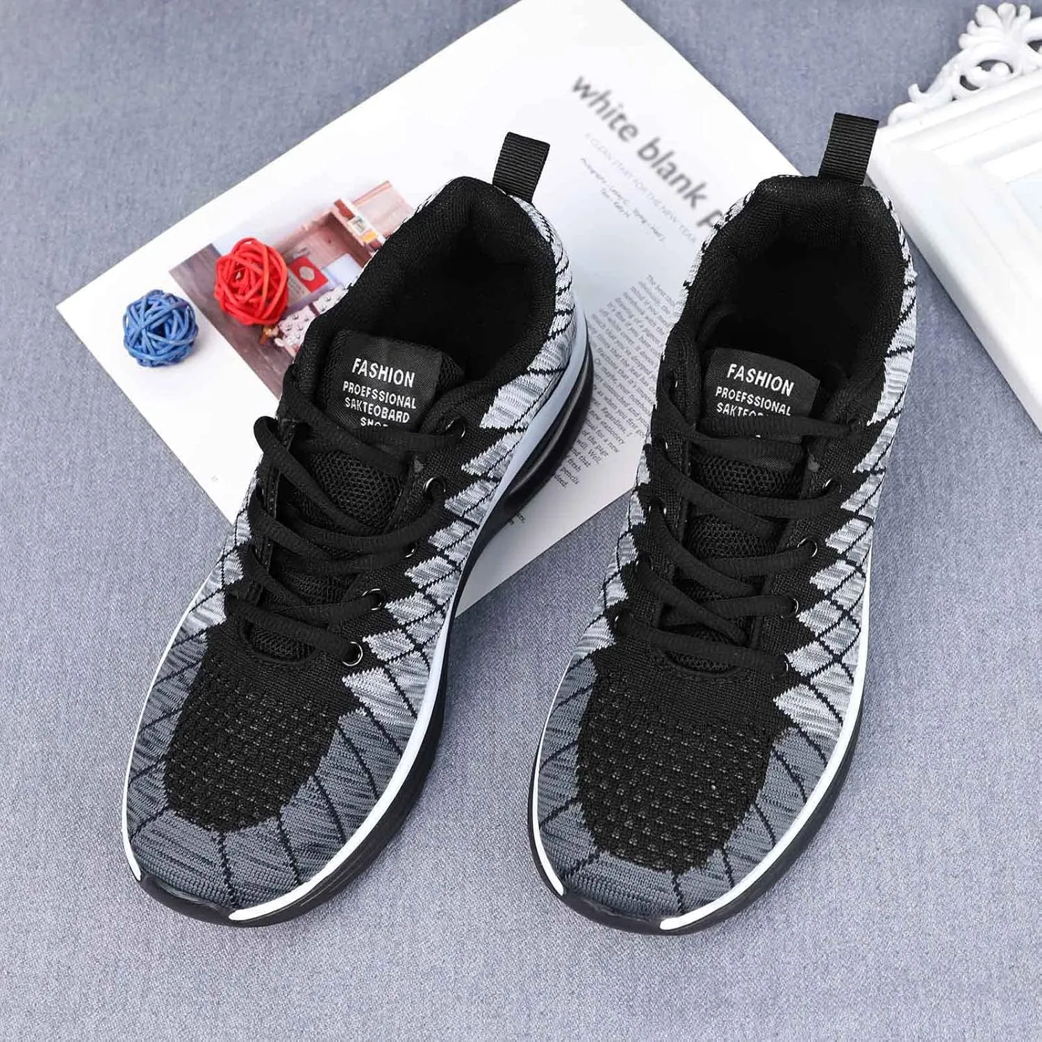 Lightweight Hiking Shoes for Men Casual Sneaker Mesh Breathable Walking Shoe Athletic Fashion Sneakers for Men
