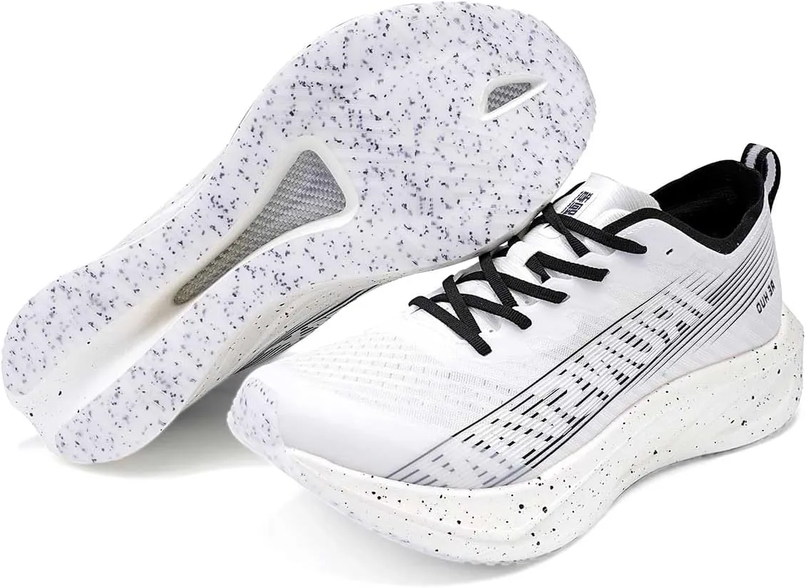 Men’s and Women’s Running Shoes - Carbon Plate Running Shoes Lightweight, Cushioned, Arch Support Sneakers for Running, Training, and Daily Wear