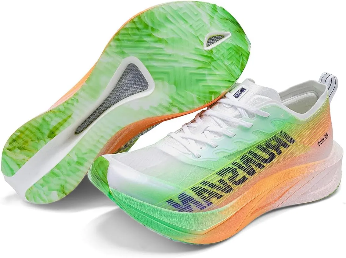 Men’s and Women’s Running Shoes - Carbon Plate Running Shoes Lightweight, Cushioned, Arch Support Sneakers for Running, Training, and Daily Wear