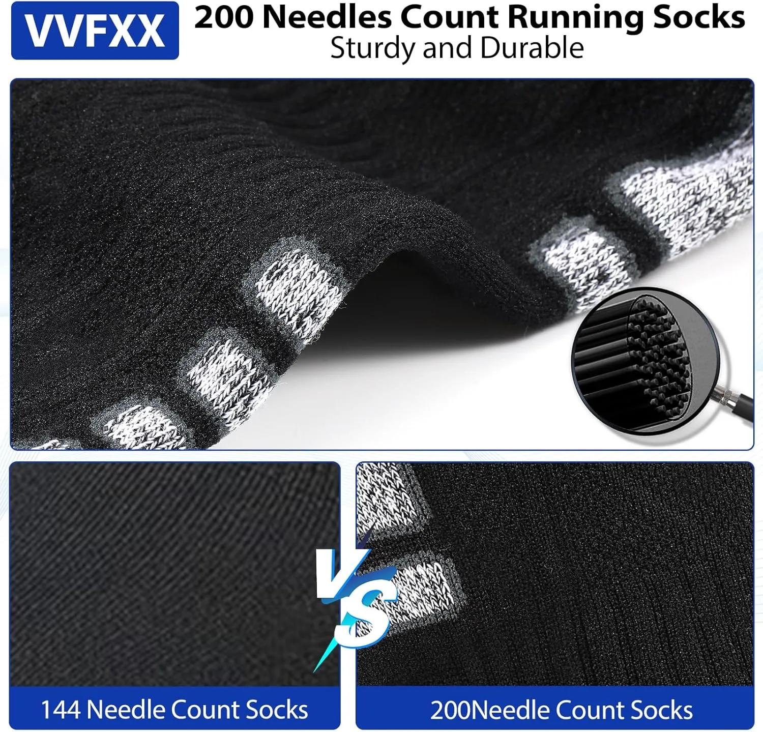 Mens Ankle Socks - 6 Pairs No Show Athletic Running Low Cut Socks with Moisture Wicking & Cushioned Suppor