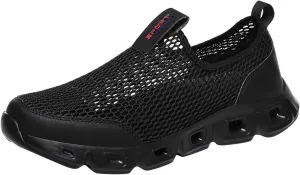 Men's Arch Support Shoes Fashion Hollow Mesh Breathable Sneakers Comfortable Sports Shoes Sneaker Rack for Men on Door