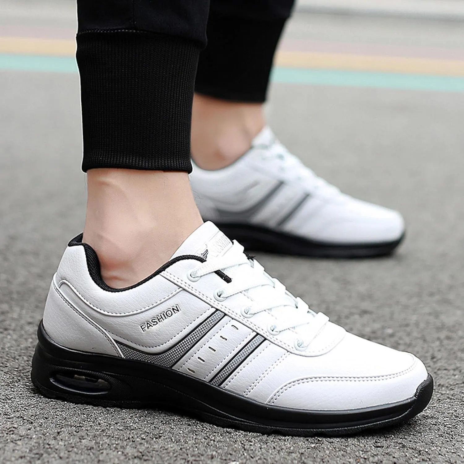 Men's Arch Support Walking Shoes Comfortable Breathable Lightweight Tennis Shoe Men's Arch Support Insole Shoes