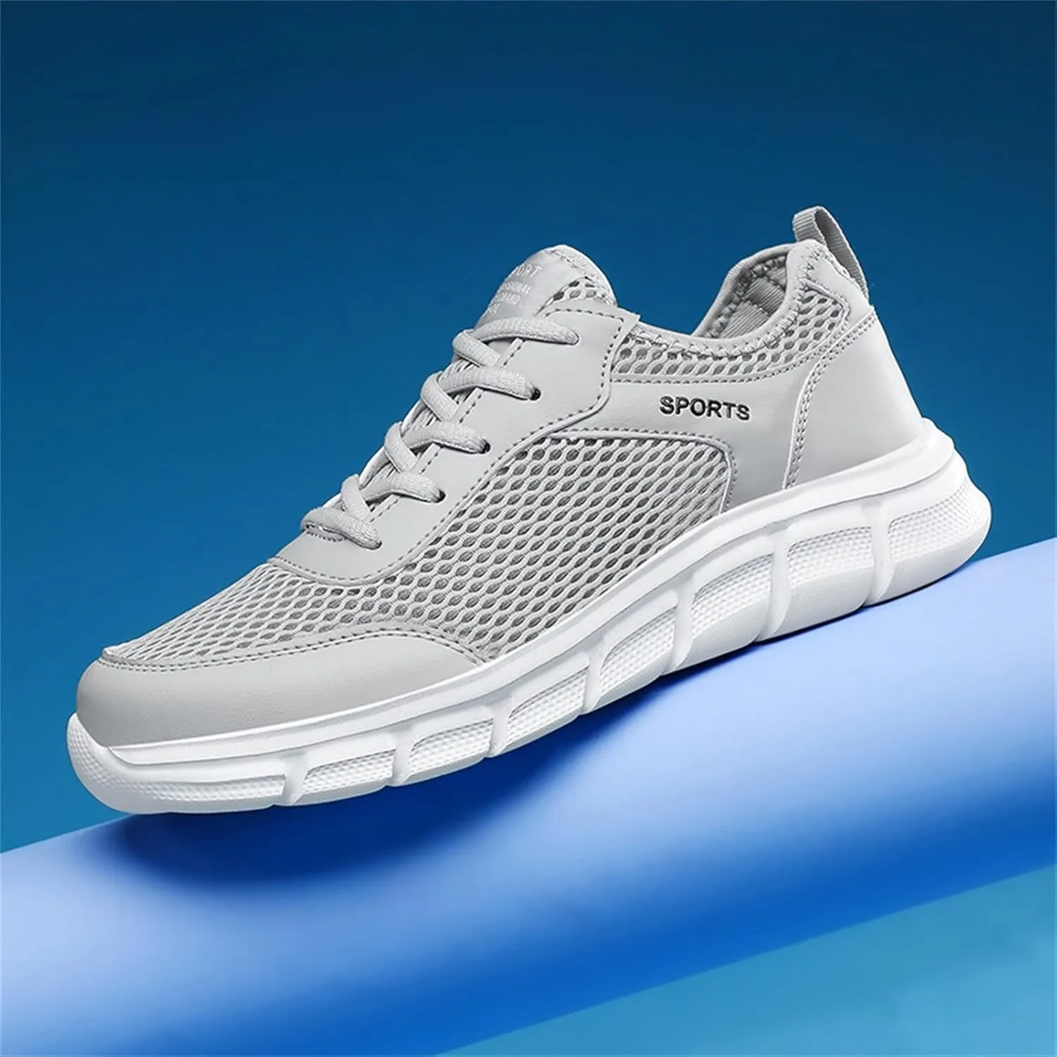Men's Arch Support Workout Shoes Lightweight Breathable Walking Shoe Gym Tennis Lightweight Work Shoes for Men
