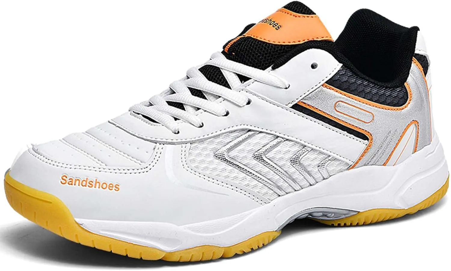 Men's Badminton Shoes Indoor Court Trainers Anti-Slip and Shock-Absorbing Racketball Squash Volleyball Sneakers