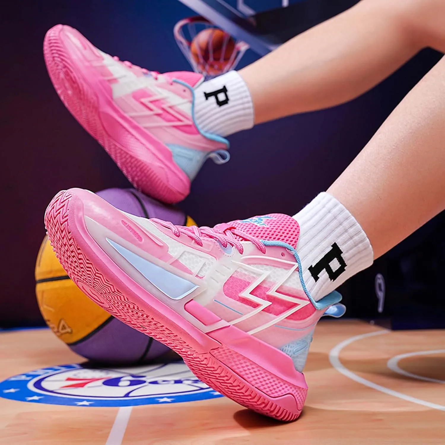 Men's Basketball Shoes Breathable High Top Sneakers Soft Bottom Training Running Shoes Street Personalized Casual Sports Men's/Women's Shoes