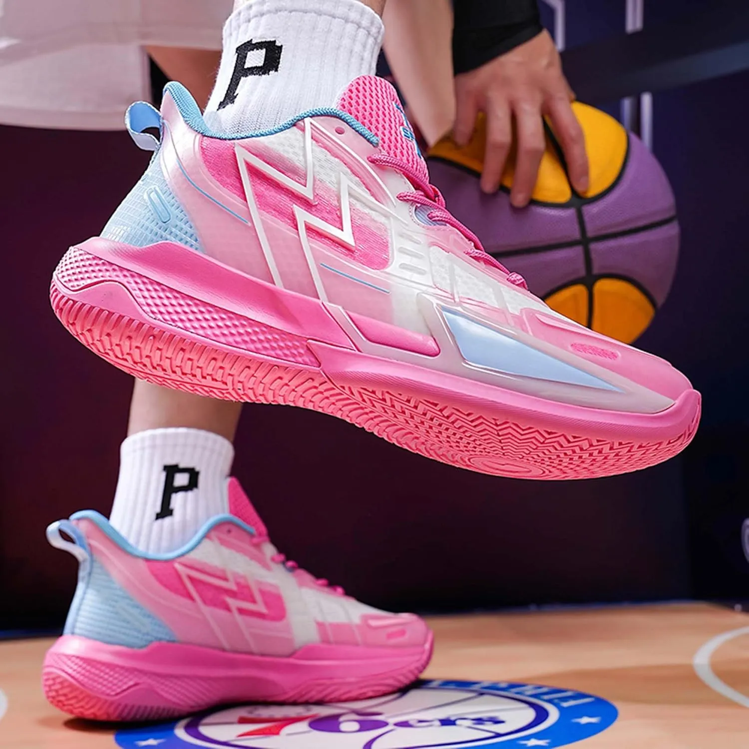 Men's Basketball Shoes Breathable High Top Sneakers Soft Bottom Training Running Shoes Street Personalized Casual Sports Men's/Women's Shoes