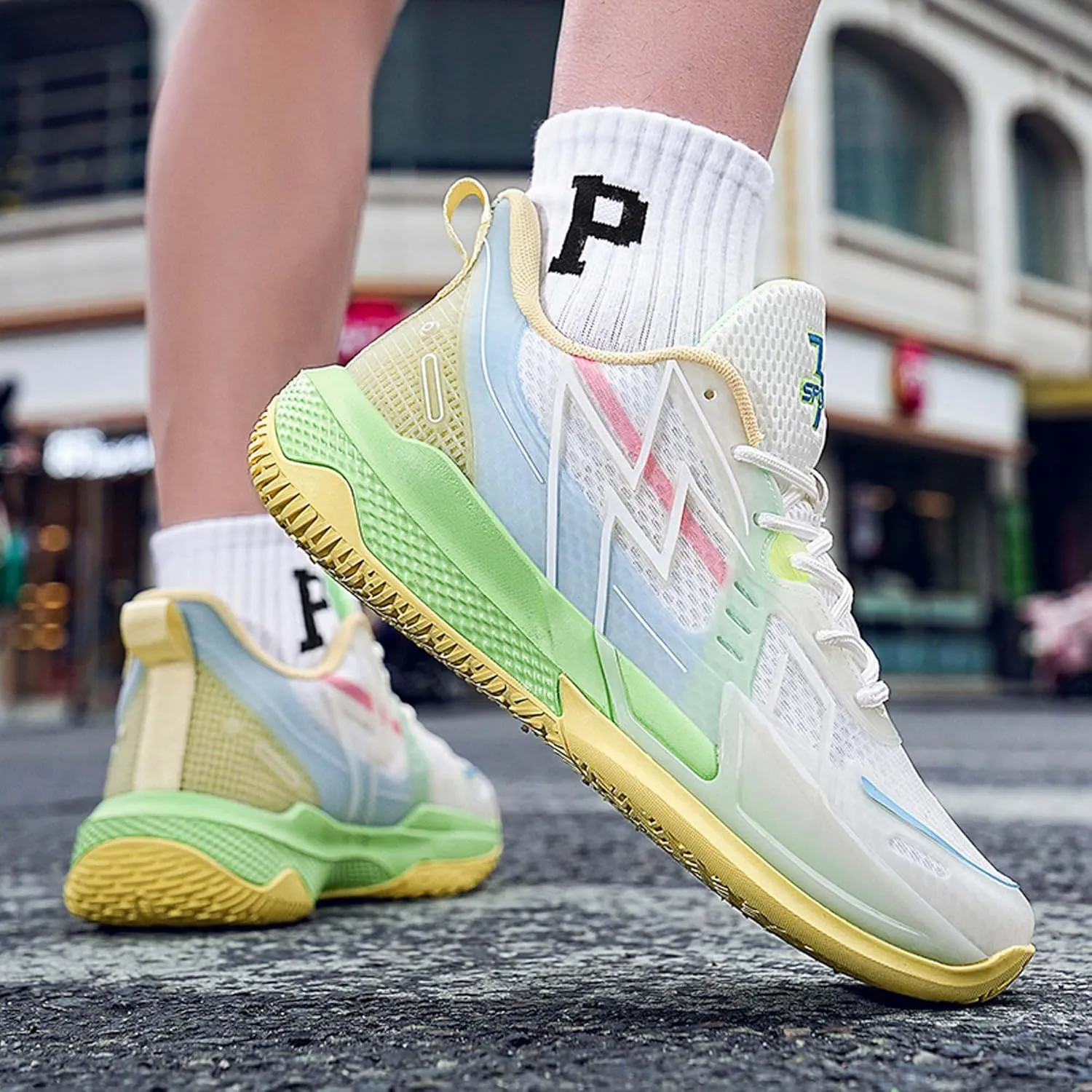 Men's Basketball Shoes Breathable High Top Sneakers Soft Bottom Training Running Shoes Street Personalized Casual Sports Men's/Women's Shoes