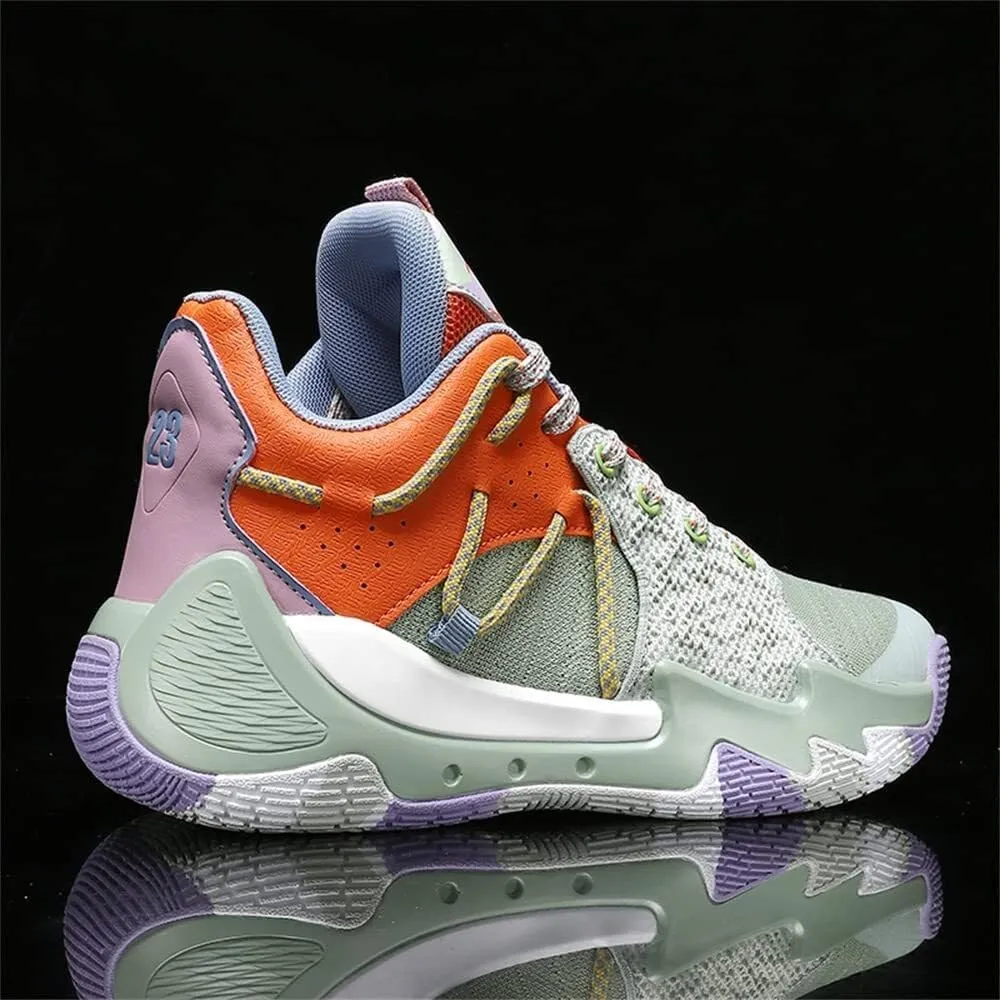 Men's Basketball Shoes with Breathable Mesh High Cut Wear-Resistant, Shock-Absorbing Anti Slip Training Boots