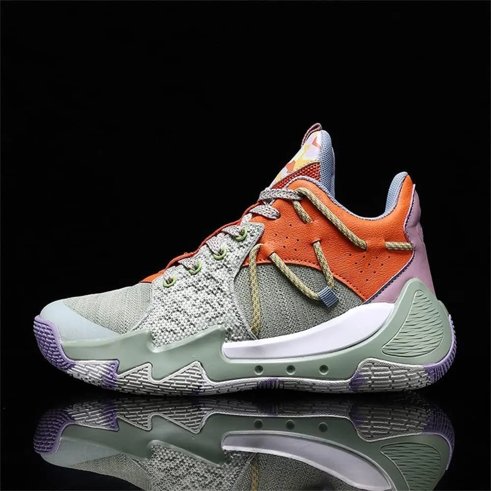 Men's Basketball Shoes with Breathable Mesh High Cut Wear-Resistant, Shock-Absorbing Anti Slip Training Boots