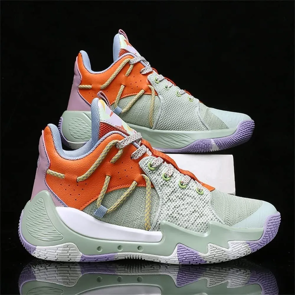 Men's Basketball Shoes with Breathable Mesh High Cut Wear-Resistant, Shock-Absorbing Anti Slip Training Boots