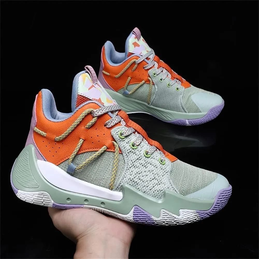 Men's Basketball Shoes with Breathable Mesh High Cut Wear-Resistant, Shock-Absorbing Anti Slip Training Boots